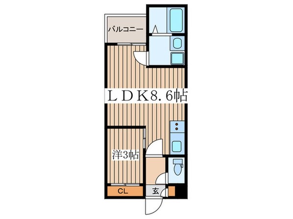 RS道徳の物件間取画像